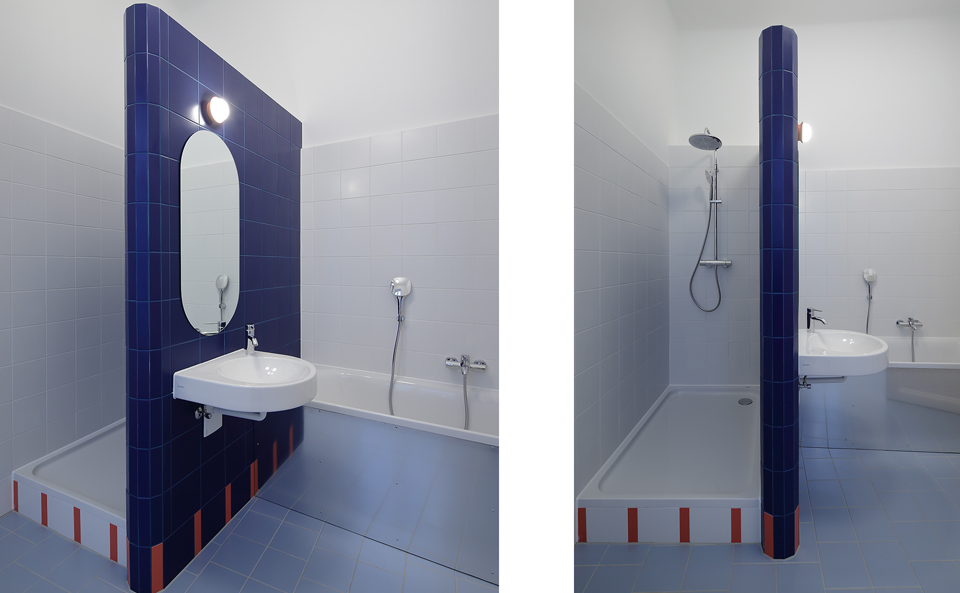 Renovierung Altbau, Badezimmer, Badezimmer-Planung, Fliesenmuster, Architektenplanung