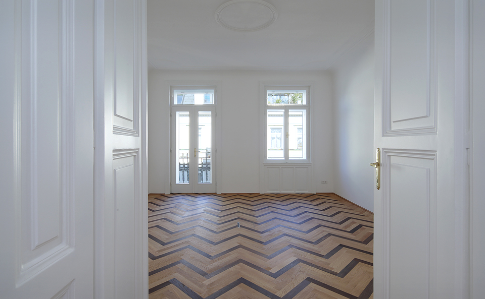 Parkettboden Fischgrät, Bodenrenovierung Altbau, Muster